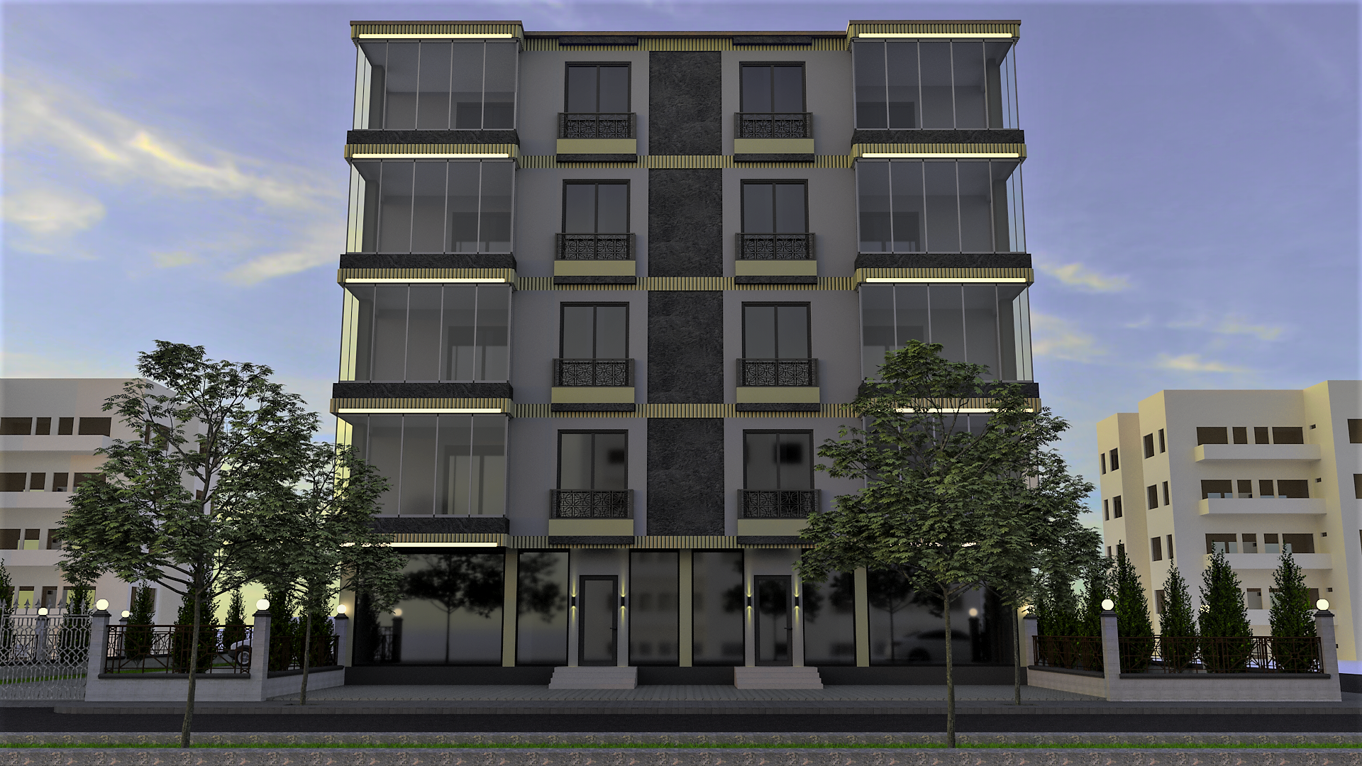 BİNA DIŞ CEPHE TASARIMI